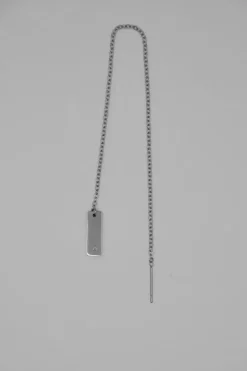Fashion Pendiente Cadena Personalizable (Unidad) Dobles Cadena