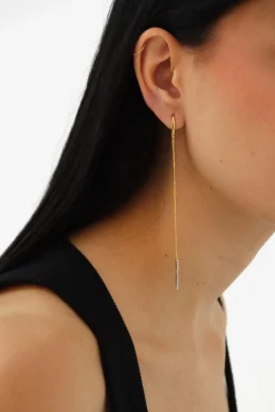 Fashion Pendiente Doble Cadena Flare Mix (Unidad) Dobles Cadena