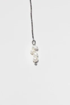Online Pendiente Doble Cadena Perla (Unidad) Dobles Cadena