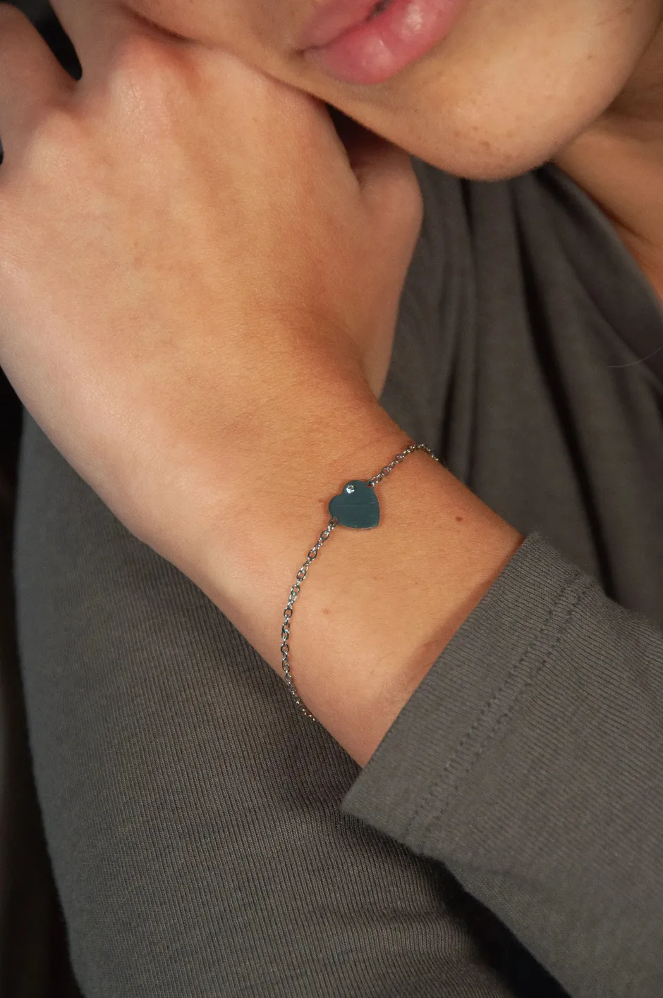 Fashion Pulsera Corazón Pulseras Personalizables | Pulseras Con Circonitas