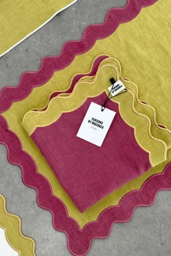 Outlet Servilleta Ondas Vino Servilletas